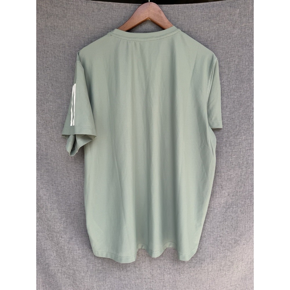 New Adidas Womens Lg OTR Running Carrera T Shirt Green Short Sleeve - Picture 3 of 6